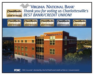 Best Bank Winner in Charlottesville's Finest 2026